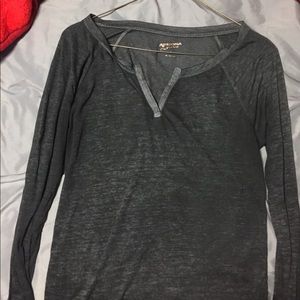 Grey 3/4 sleeve top