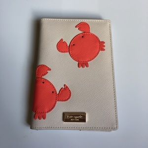 Kate Spade crab wallet and passport cover