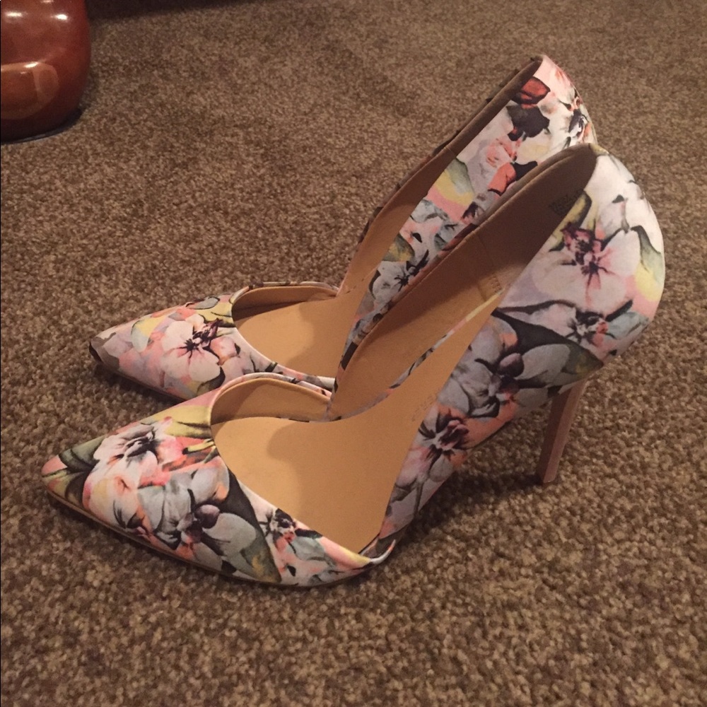 Floral heels
