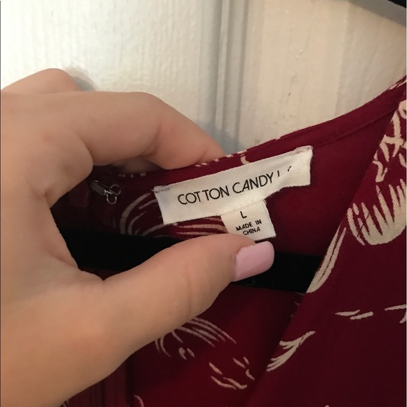 Plunging floral romper - Picture 3 of 4