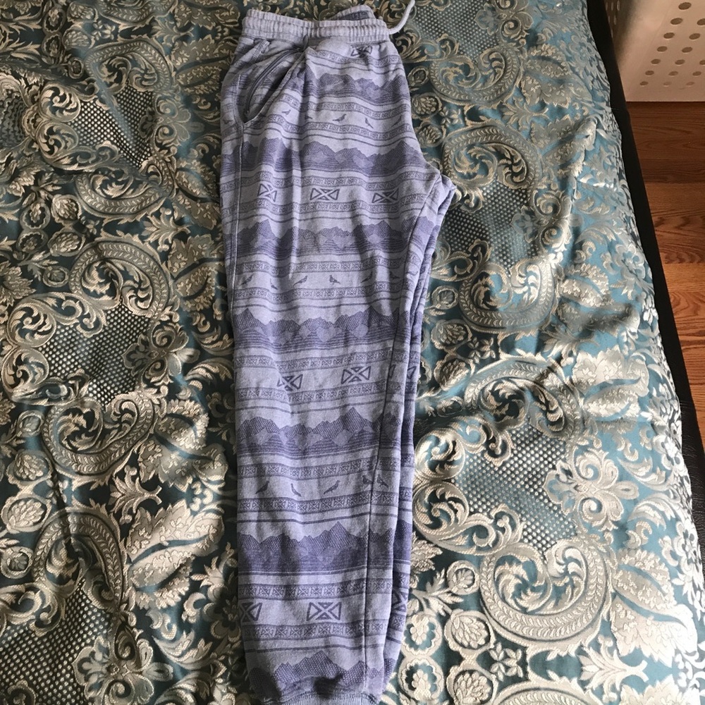 Staple pigeon blue tribal joggers