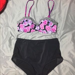 Two piece bathing suit