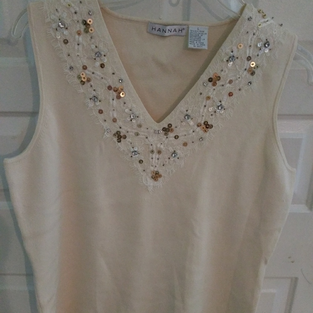 Woman's Embezzled Top