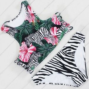 Zebra Jungle Swim Suit