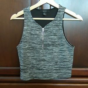 Forever 21 Space Dye Crop Top