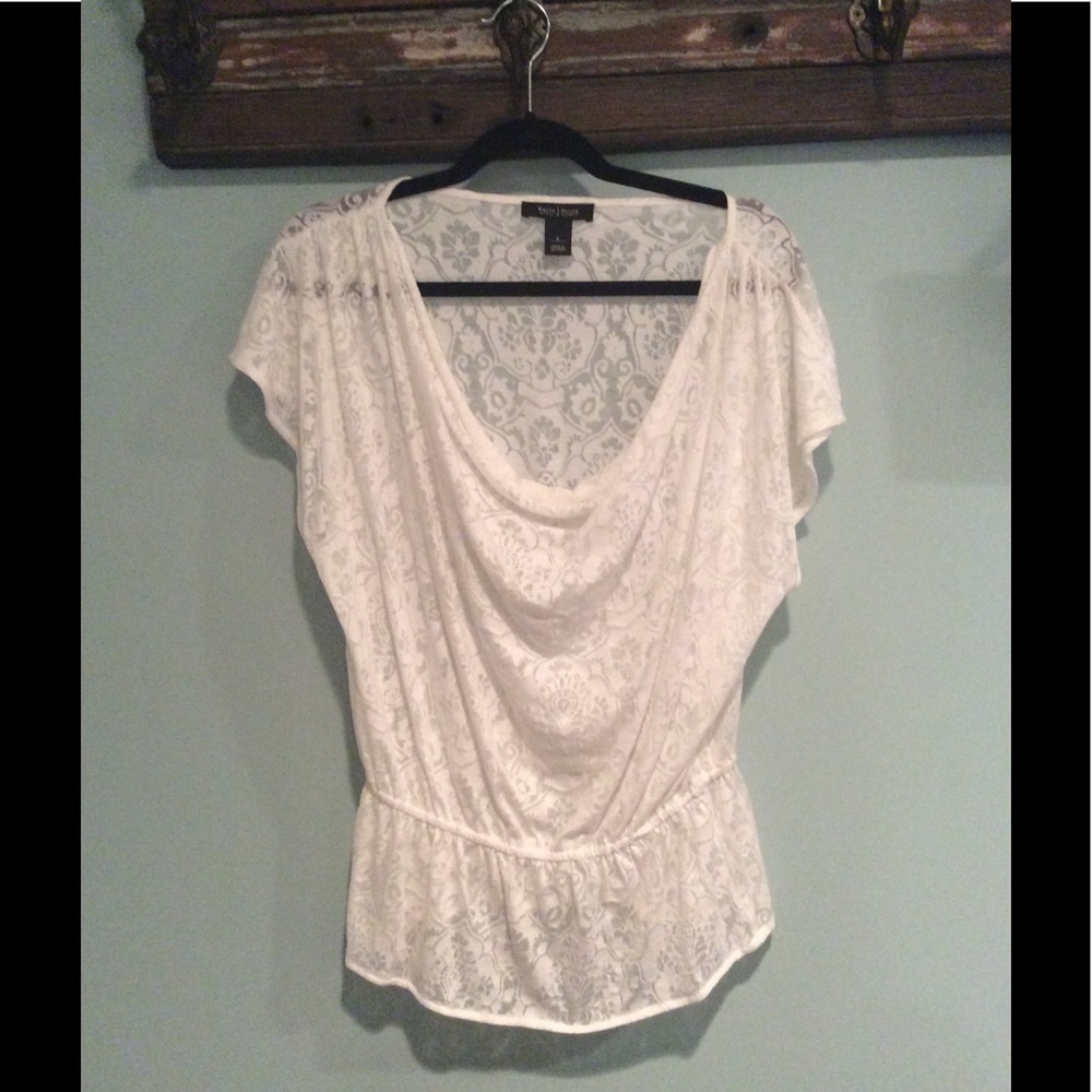 Soft and adorable white top