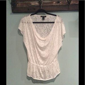 Soft and adorable white top