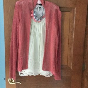 Eileen Fisher Coral swing sweater size S.🎉🎉MD!!