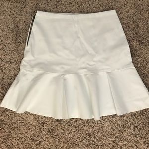 White skirt - Ecological leather