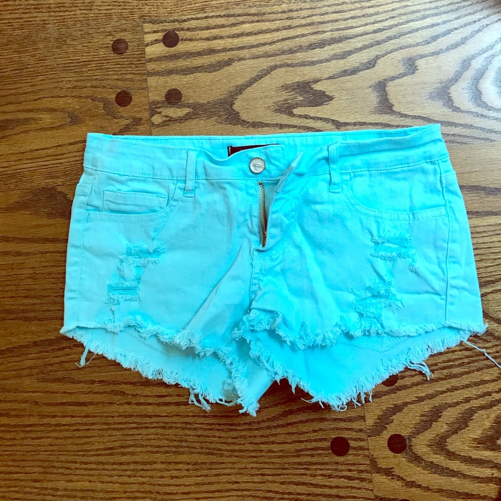 Cute bright blue shorts from Italy! Only worn once