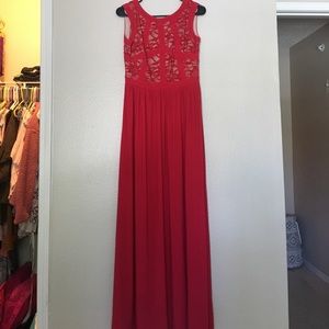 Red prom dress!