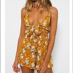 Peppermayo Floral Romper
