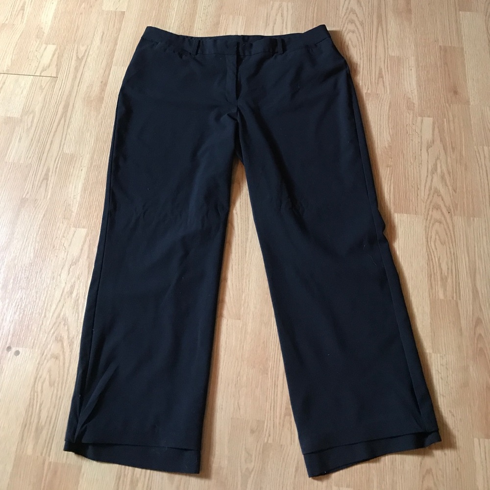 Black stretch dress pants