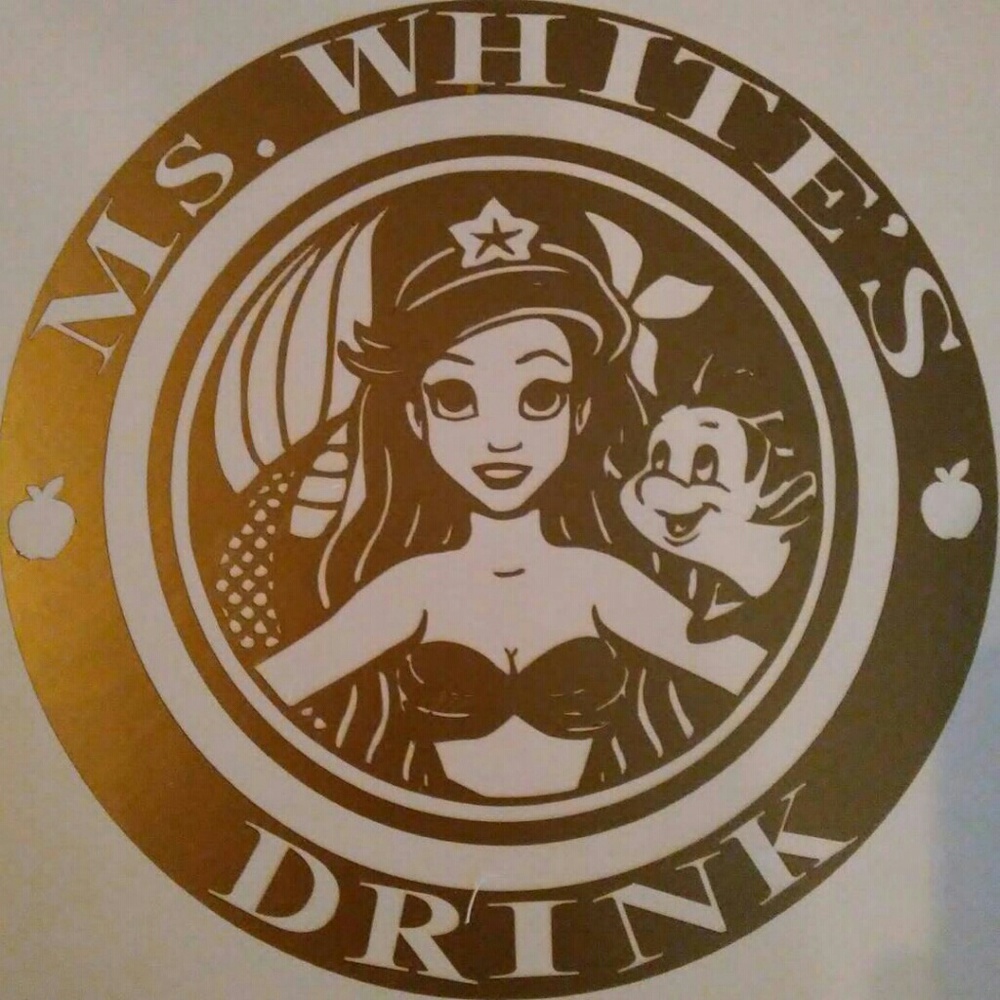 Ariel inspired personalized decal.