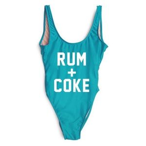 "Rum+Coke" Sexy One Piece