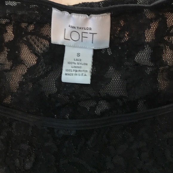 Cute Black laced lined top - Picture 2 of 3