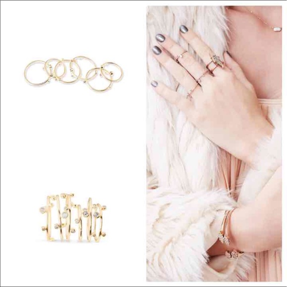 Kendra Scott Jewelry - SOLD! Kendra Scott Alistar stacking ring set