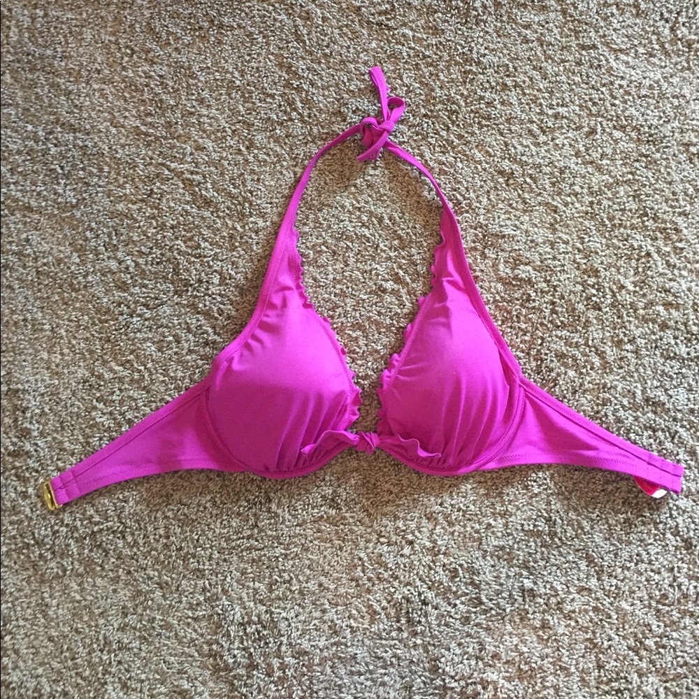 Purple Victoria's Secret Swim Suit Top