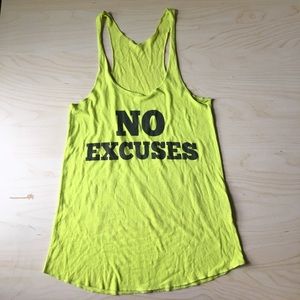 No Excuses Workout Tank