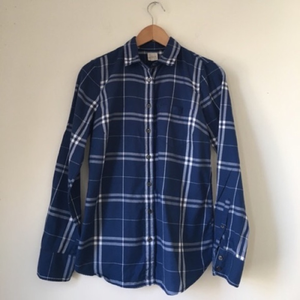 J Crew —— Blue Flannel Perfect Shirt