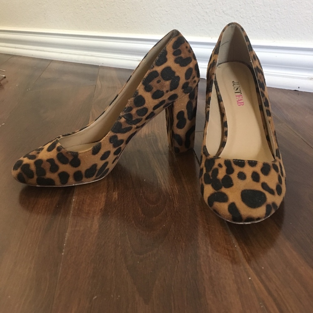 Cheetah print heels