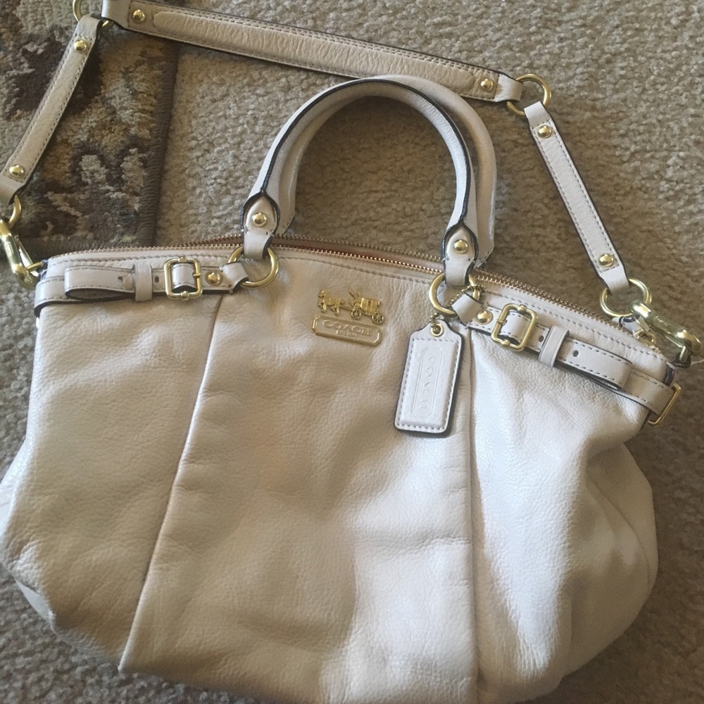Coach off white purse