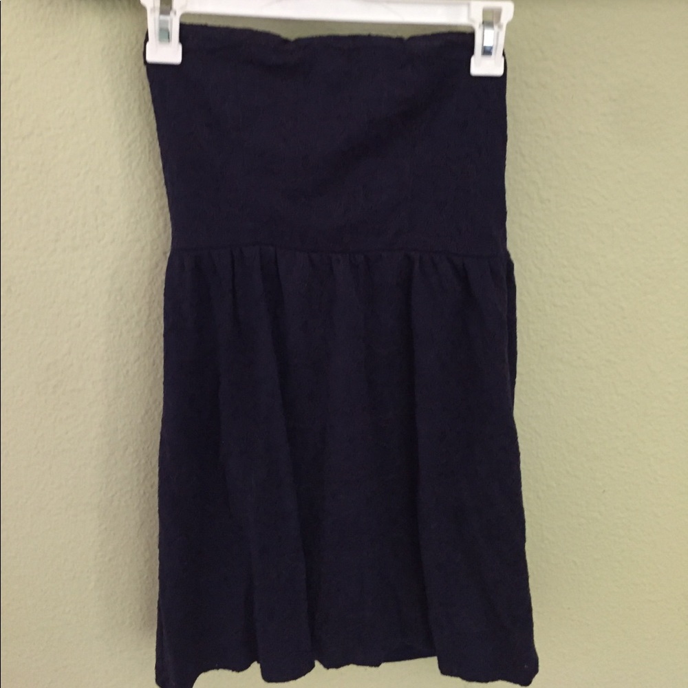 Blue Strapless Dress Forever 21