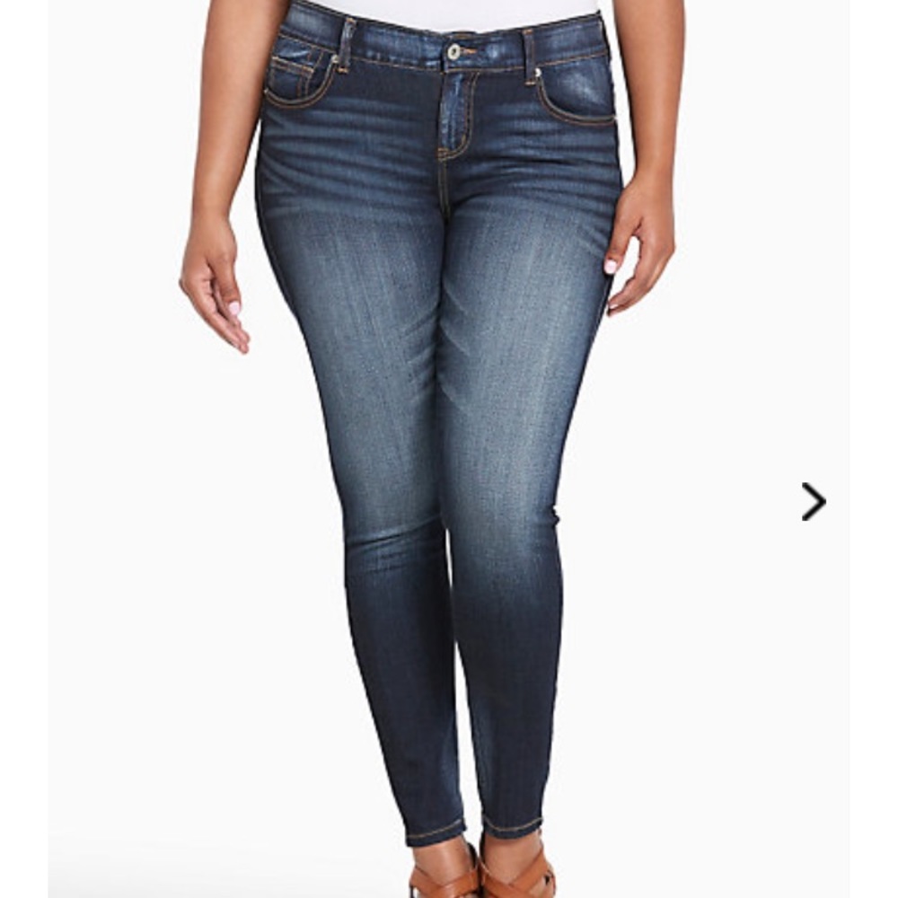 Torrid Bombshell Skinny Jeans-Dark Wash