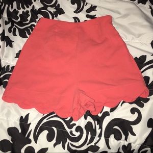 High waist shorts