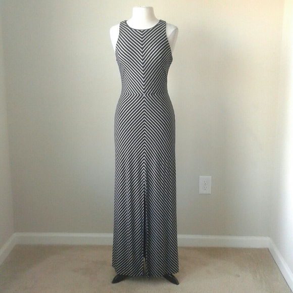 Tie front stripe maxi dress SOLD!!!! - Picture 2 of 3