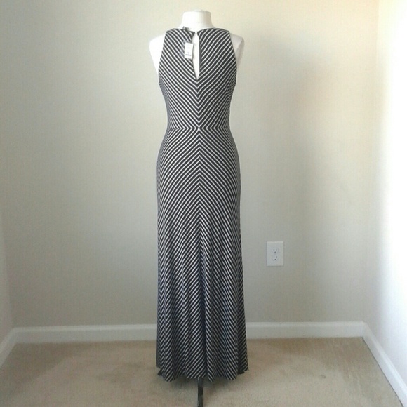 Tie front stripe maxi dress SOLD!!!! - Picture 3 of 3
