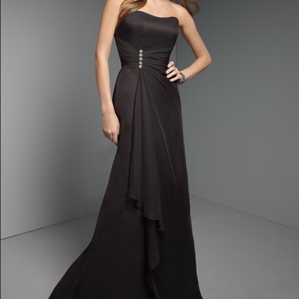 Mori Lee - Black Bridesmaid Dress | Style #262
