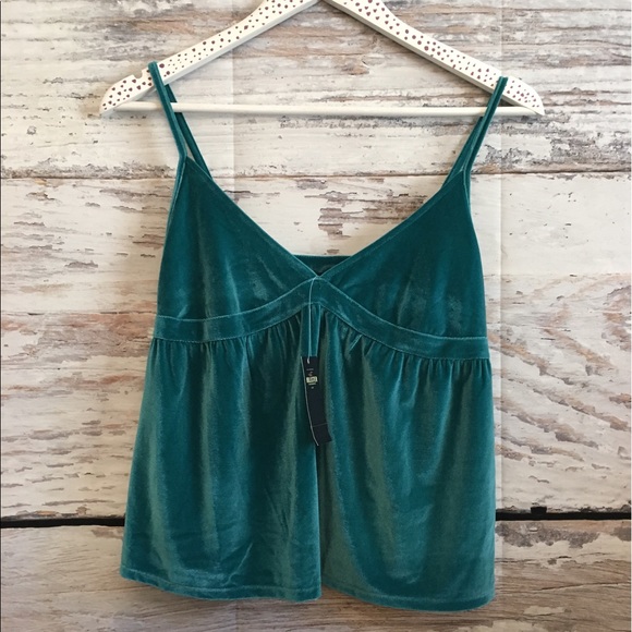 Tops - NWT velvet camisole top
