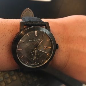 Burberry Matte Black Men's Watch