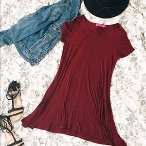 Loose Fit Flowy TShirt Dress