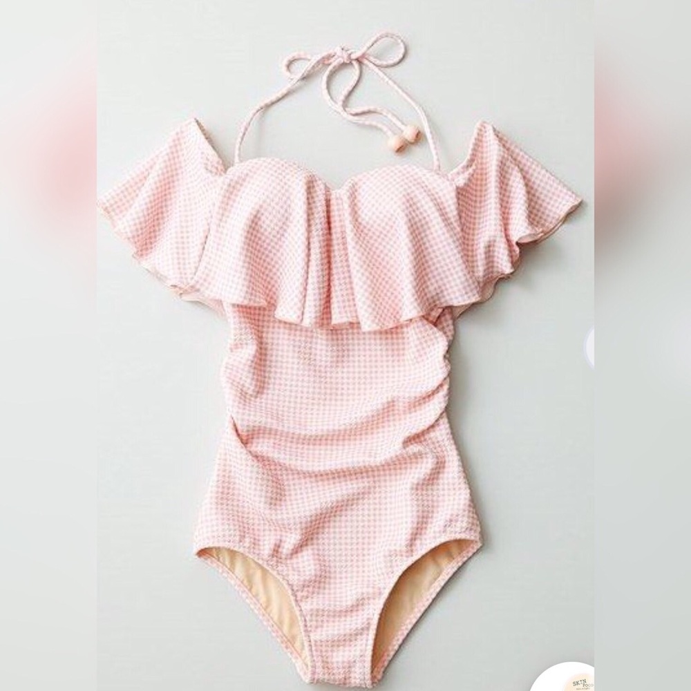 ‼️Back in stock off shoulder swimsuit one piece