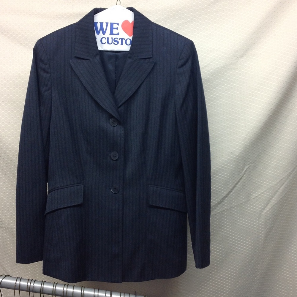Evan-Picone 2 piece navy pant suit