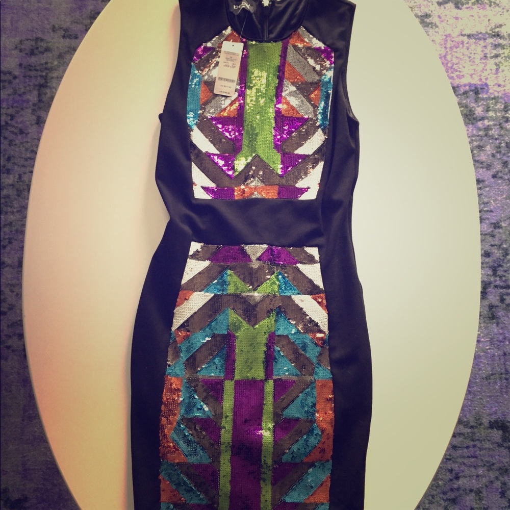 Bebe Sequin Dress sz XS!