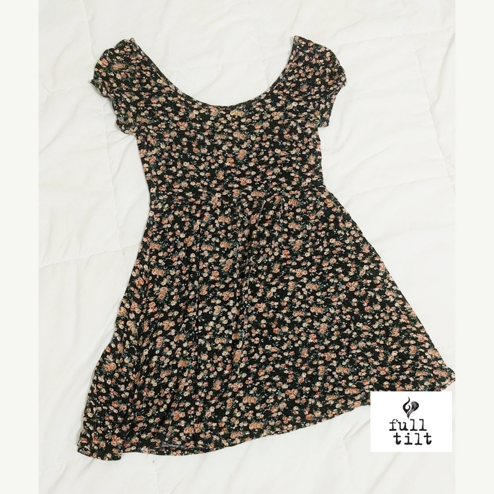 Full Tilt Floral Skater Dress