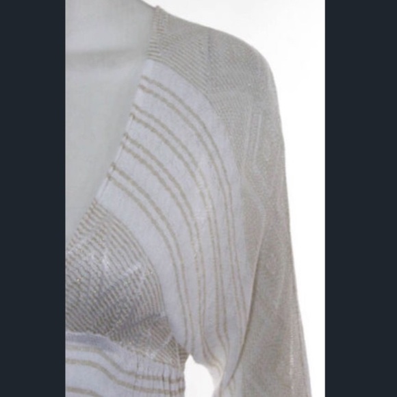 LAST CALL 9/11/22 - Vitamin A Sheer Deep V Dolman Sleeve Tunic - Picture 4 of 5