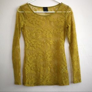 Anthropologie lace top