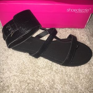 Black leather sandals!!✔️👡