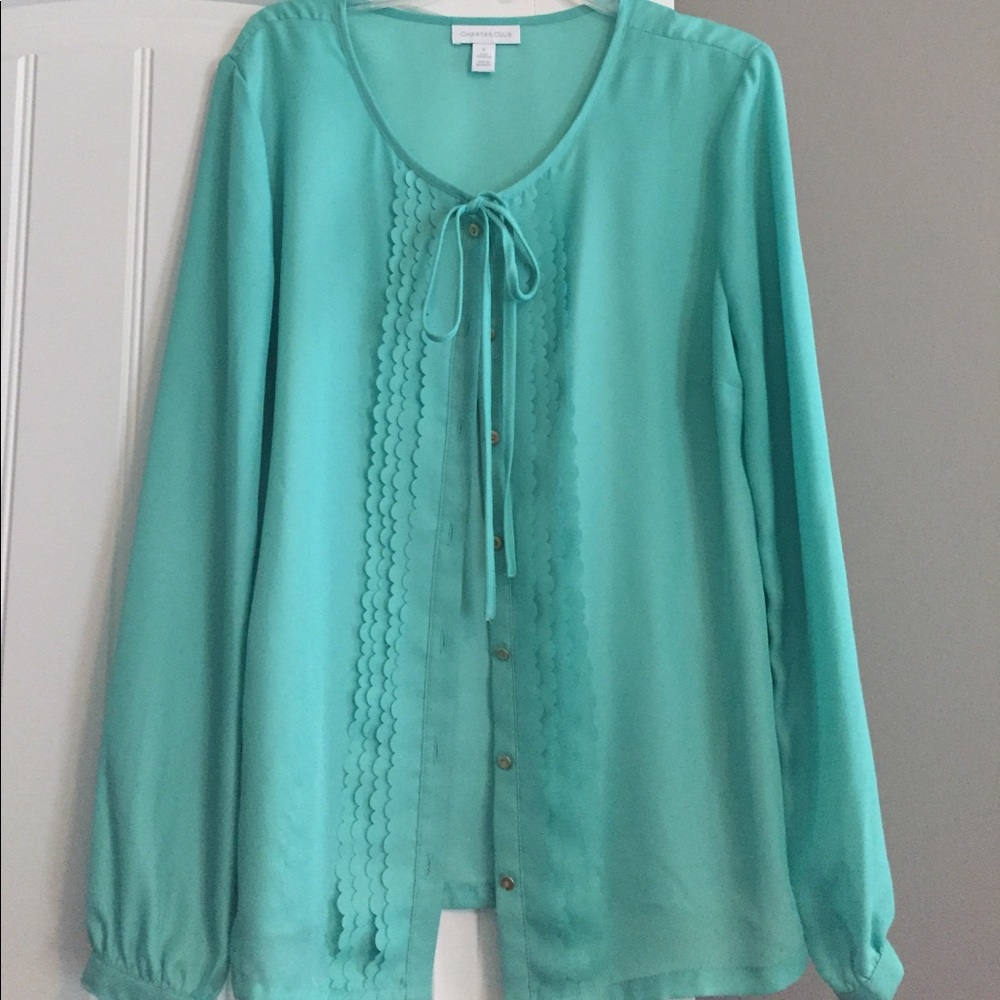 Teal top