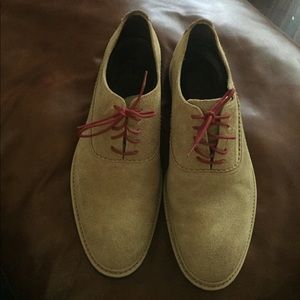 Cole Haan NikeAir Tan Suede Oxfords 9.5