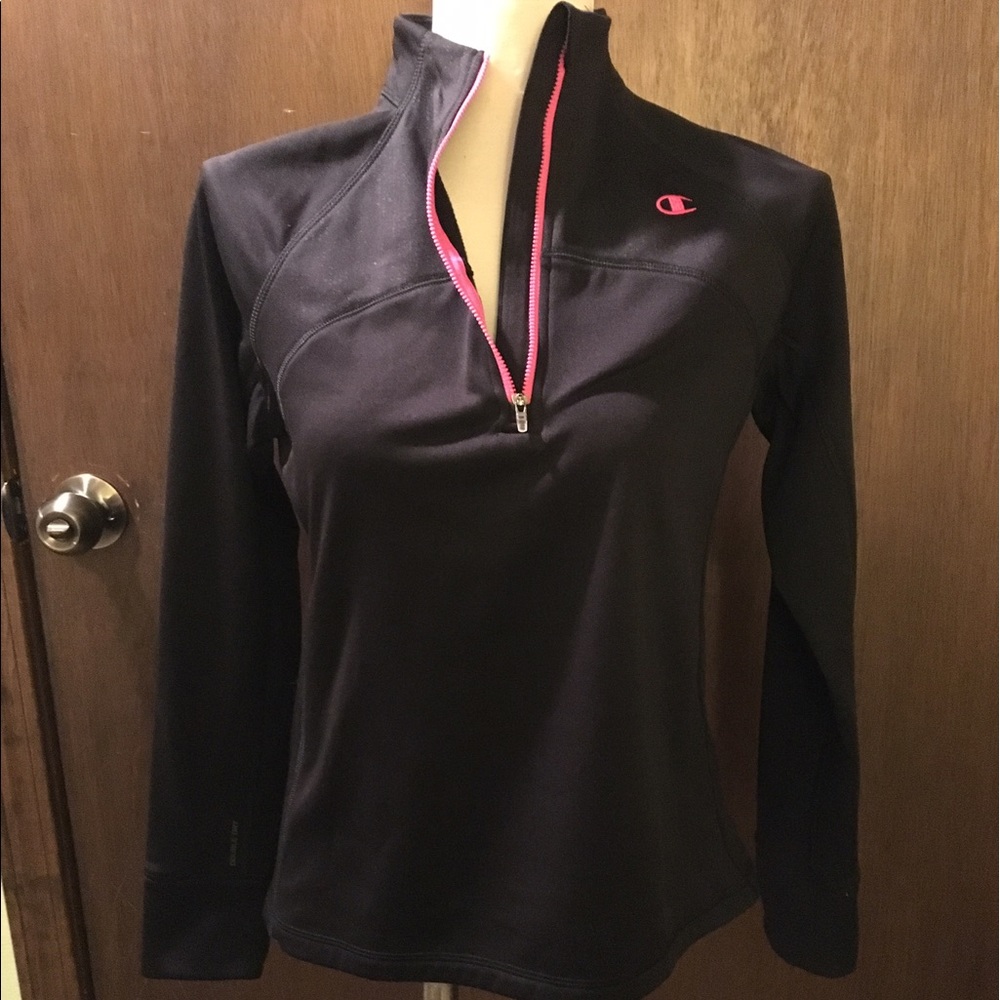 Champion Black and Pink Pullover