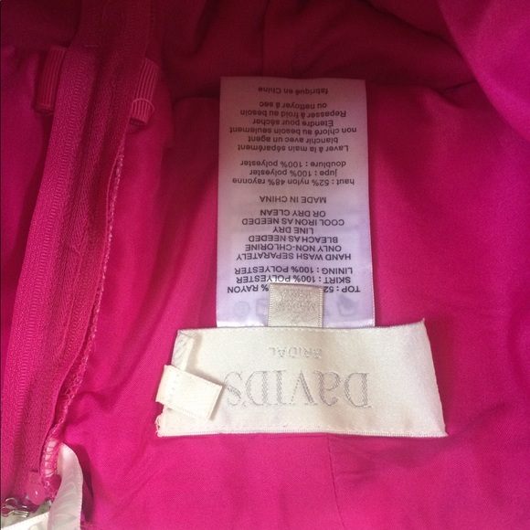 David's Bridal Bridesmaids Dress - Picture 4 of 5