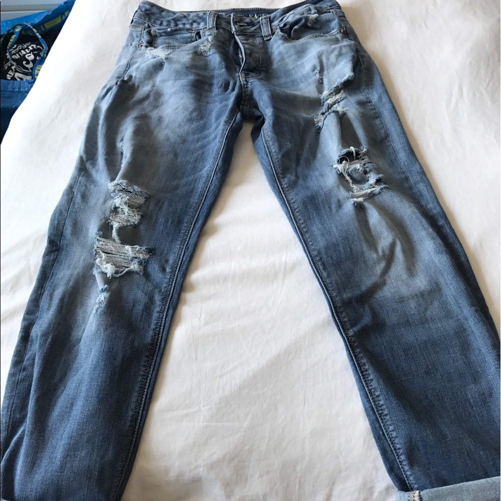 AE tom girl jeans size 2