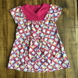 Girls 3T Tea Brand Geometric Dress