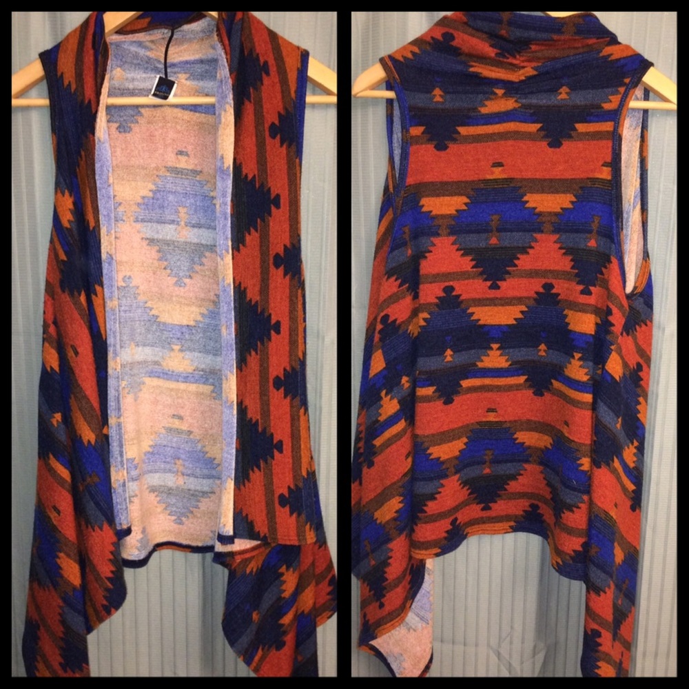 Tribal Poncho Vest