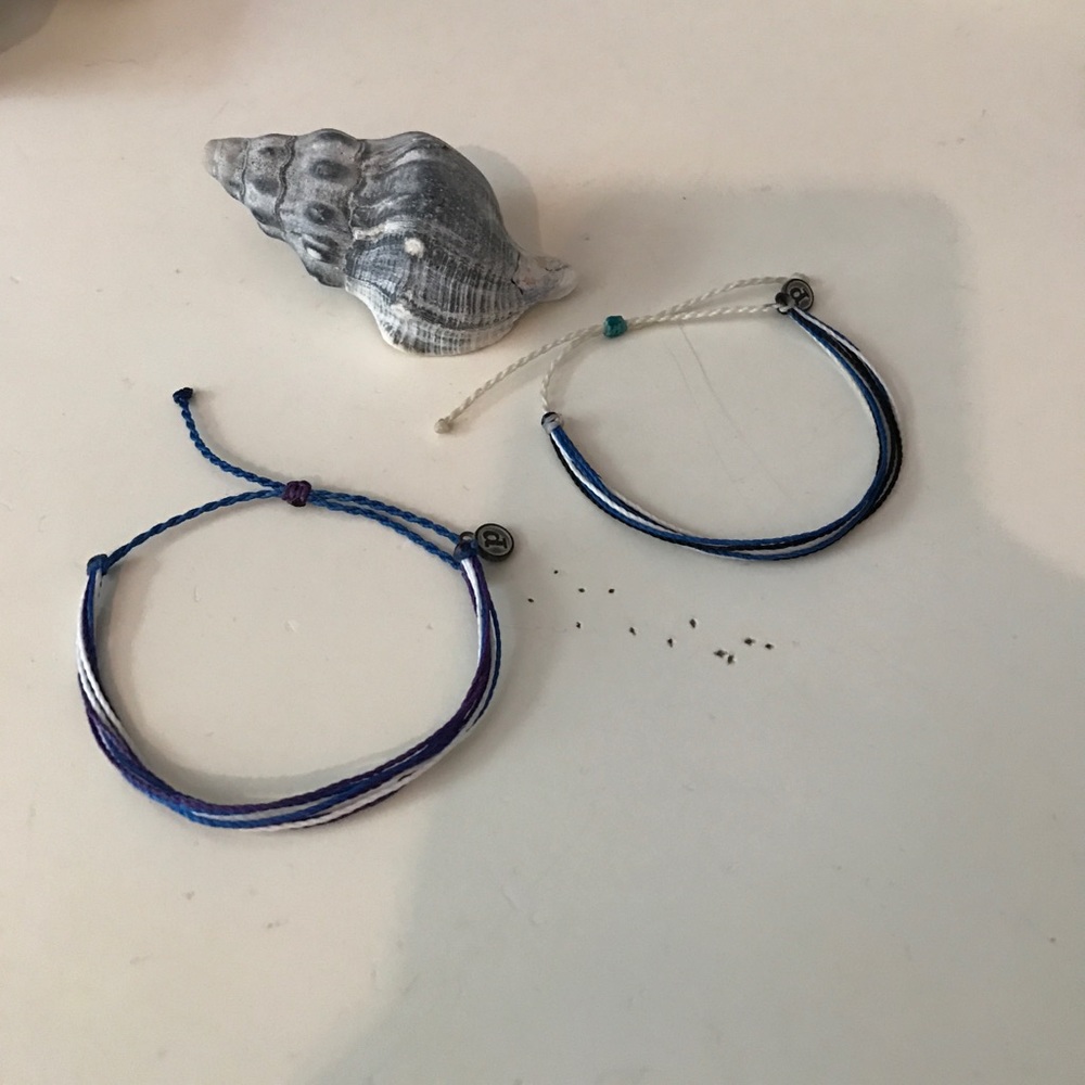 Two Pura Vida bracelets